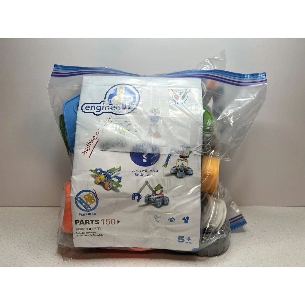 150 Parts Engineer JR/Build & Play bag full of 132  two sets Total Piece's 272*